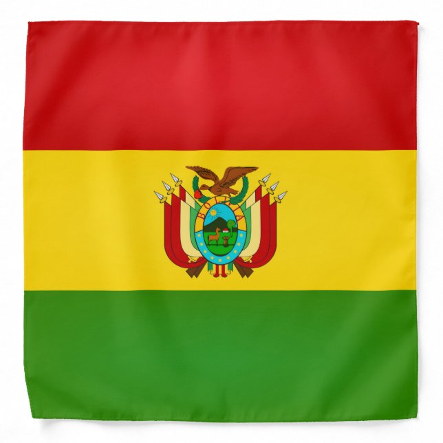 Cool Bolivia Flag Fashion Bandana (Front)