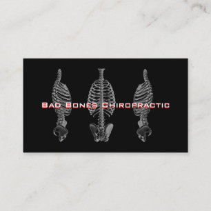 Cool Bones XRay Chiropractor Business Cards