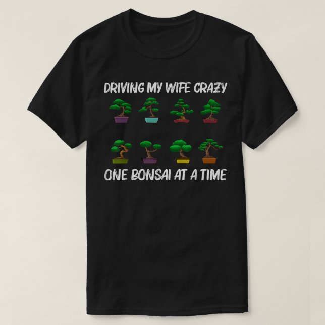 Cool Bonsai Tree For Men Dad Plant Lady Japanese G T-Shirt (Design Front)