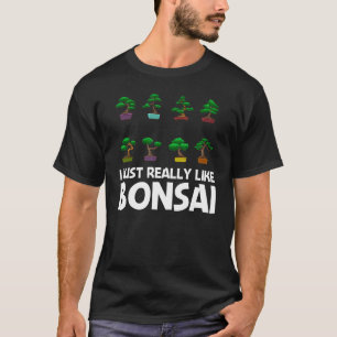 Cool Bonsai Tree For Men Women Plant Lady Japanese T-Shirt