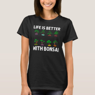 Cool Bonsai Tree For Men Women Plant Lady Japanese T-Shirt