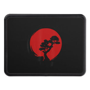 Cool Bonsai Tree Gift Lovers Of Japanese Culture Hitch Cover