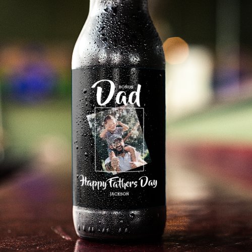 Cool Bonus dad  photo  Beer Bottle Label