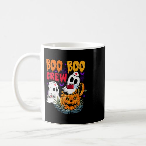 Cool Boo Boo Crew Ghost Doctor Paramedic Nurse Hal Coffee Mug
