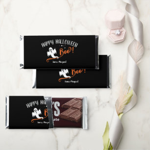 Cool Boo Little Ghost Happy Halloween Black Hershey Bar Favors