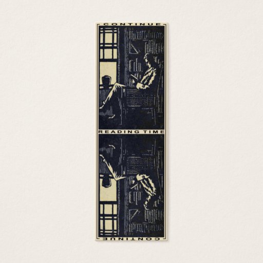 Customizable Cool Bookmark Card for the Intellectual Business Cards
