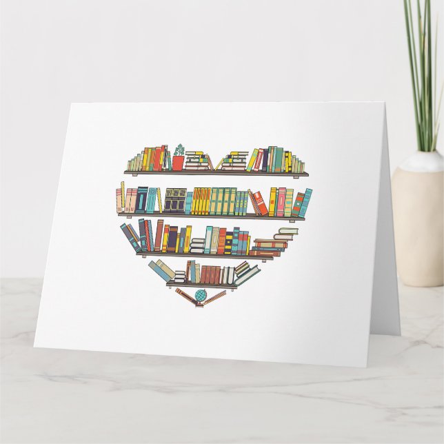 Cool Books Reading Men Women Book Lover Literacy L Card (Front)