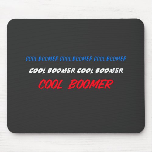 Cool Boomer Cool Boomer  Throw Pillow Button Mouse Pad