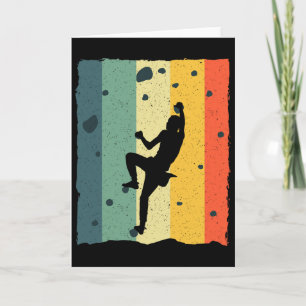 Cool Bouldering For Men Women Kids Boulderer Wall Card