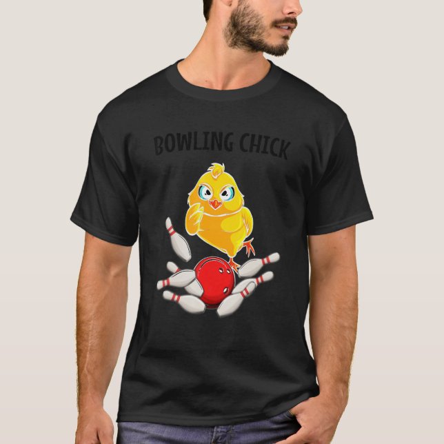 Cool Bowler For Women Girls Ladies Bowling Chick S T-Shirt (Front)