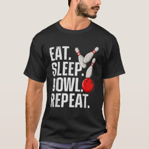 Cool Bowling For Men Women Bowling League Team Spo T-Shirt