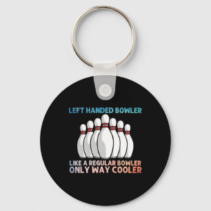 Cool Bowling For Men Women Bowling Team Sports Lea Keychain