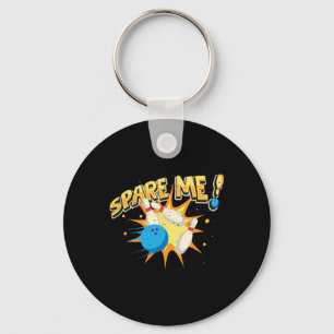 Cool Bowling Novelty For Men Women Bowling Team Ga Keychain