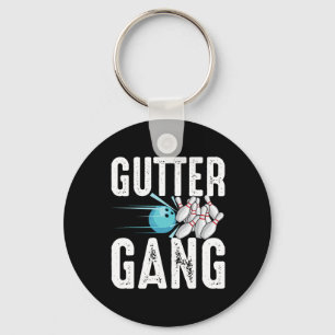 Cool Bowling Novelty For Men Women Bowling Team Ga Keychain