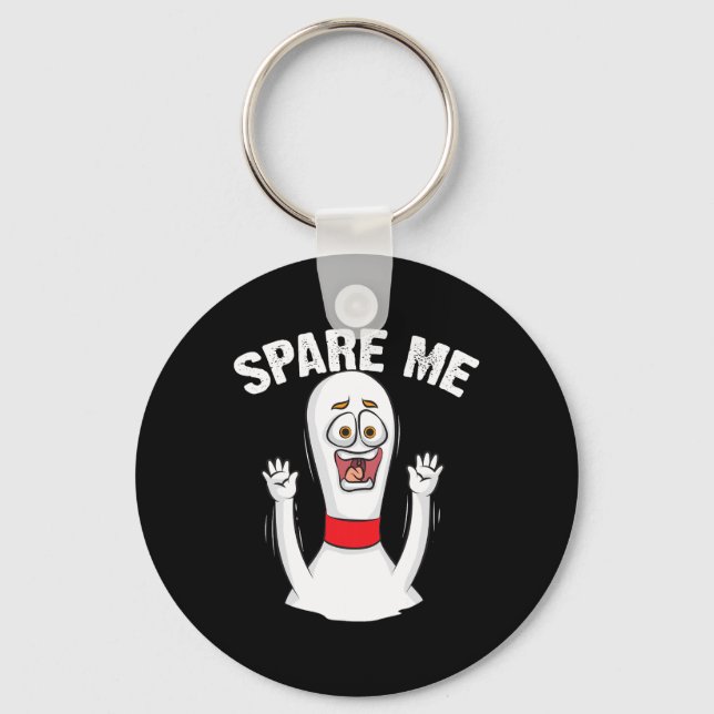 Cool Bowling Novelty For Men Women Bowling Team Ga Keychain (Front)