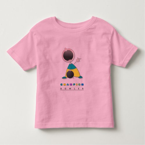 Cool Bowling Toddler T_shirt