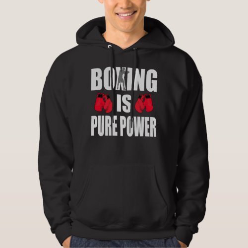 Cool boxer design martial arts image hoodie