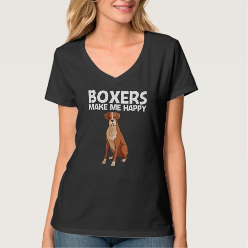 Cool Boxer Dog For Men Women Puppy Dog Owner Train T_Shirt