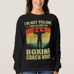 Cool Boxing Coach For Men Women Team Boxing Coachi Sweatshirt