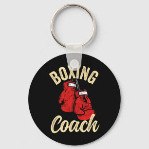 Cool Boxing Coach Red Gloves Kickboxing Kickboxer  Keychain