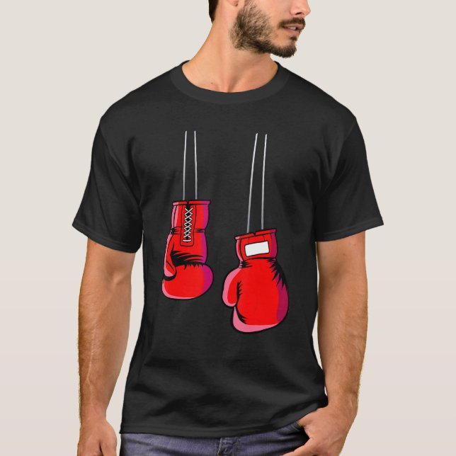 Cool Boxing Gloves For Boxer Fighting  Men Women B T-Shirt (Front)