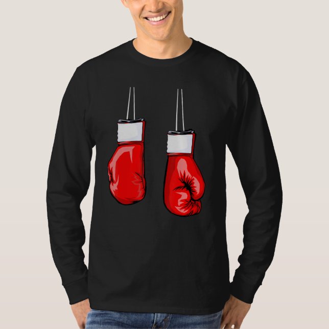 Cool Boxing Gloves For Boxer Fighting  Men Women B T-Shirt (Front)