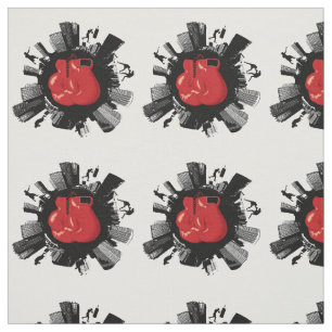 Cool Boxing World Fabric