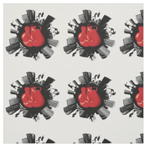 Cool Boxing World Fabric