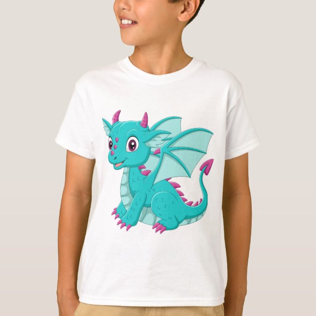 cool boy dragon T-Shirt (Front)