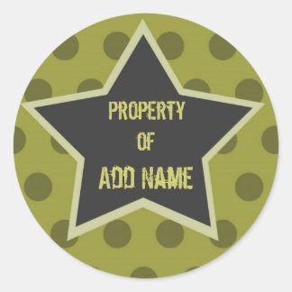 Cool Boy "Property of" Camp Sticker