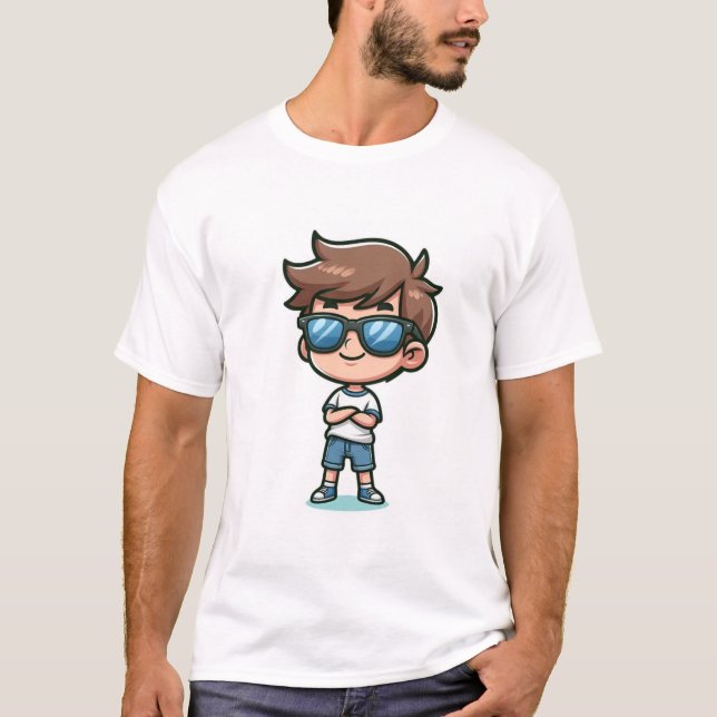 Cool Boy Swag T-Shirt (Front)