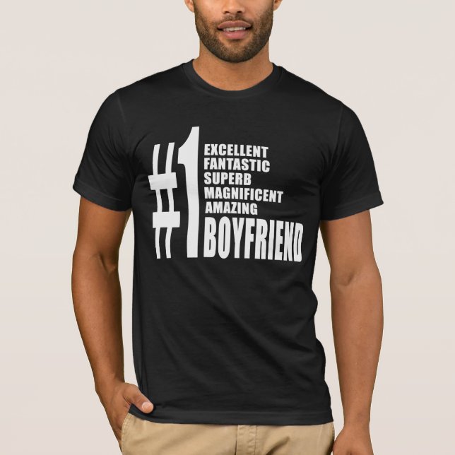 Cool Boyfriends : Number One Boyfriend T-Shirt (Front)