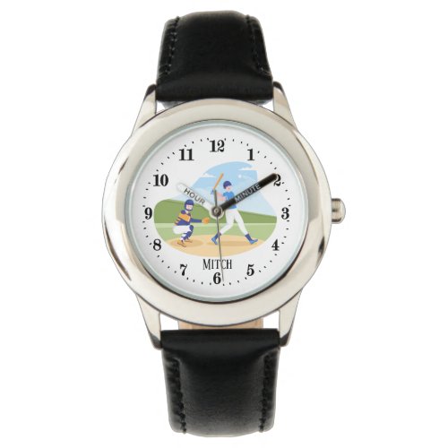 cool boys Baseball sports lovers add name  Watch