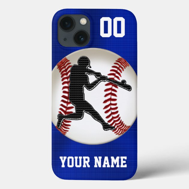 Cool Boys Blue PERSONALIZED Baseball Phone Cases Zazzle