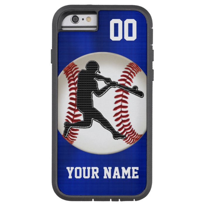 Cool Boys Blue Personalized Baseball Phone Cases Zazzle Com