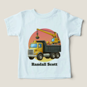 Cool Boys construction customizable Toddler T-shirt