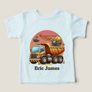 Cool Boys construction customizable Toddler T-shirt