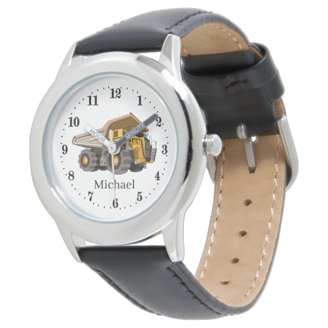 cool boys construction dump truck  watch (Angled)