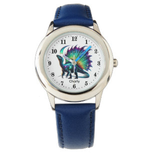 Cool Boys Cosmic Dinosaur add name Watch
