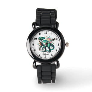 Cool Boys Cosmic Dinosaur add name Watch