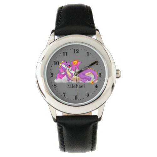 cool boys dragon lovers add name Watch