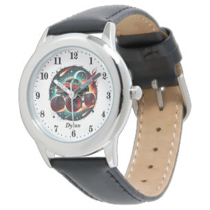 Cool boys monster truck add name watch