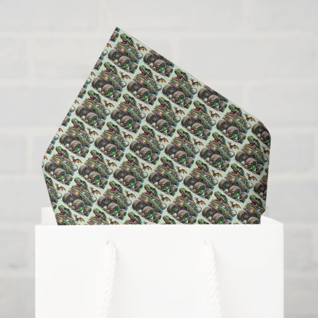 Cool boys monster truck tissue paper (Gift Bag)