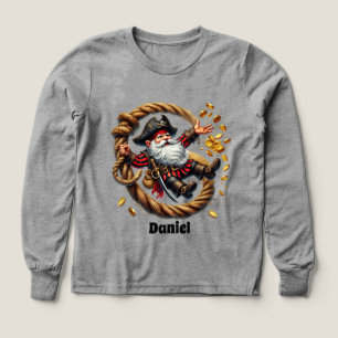 Cool boys pirate lovers add name Tri-Blend shirts