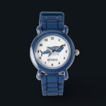 cool boys shark watch add name<br><div class="desc">cool boys shark watch add name</div>