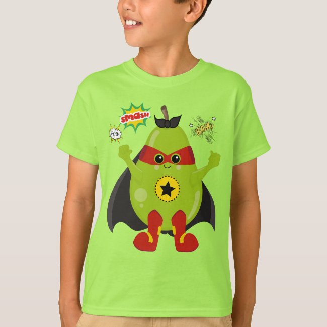 cool boys super hero pear summer Spring time T-Shirt