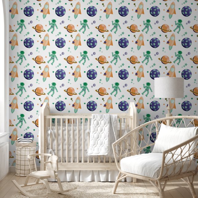 Cool boys tiled space lovers Wallpaper (Kids)