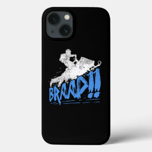 Cool Braap Snowmobile Snowrider iPhone 13 Case