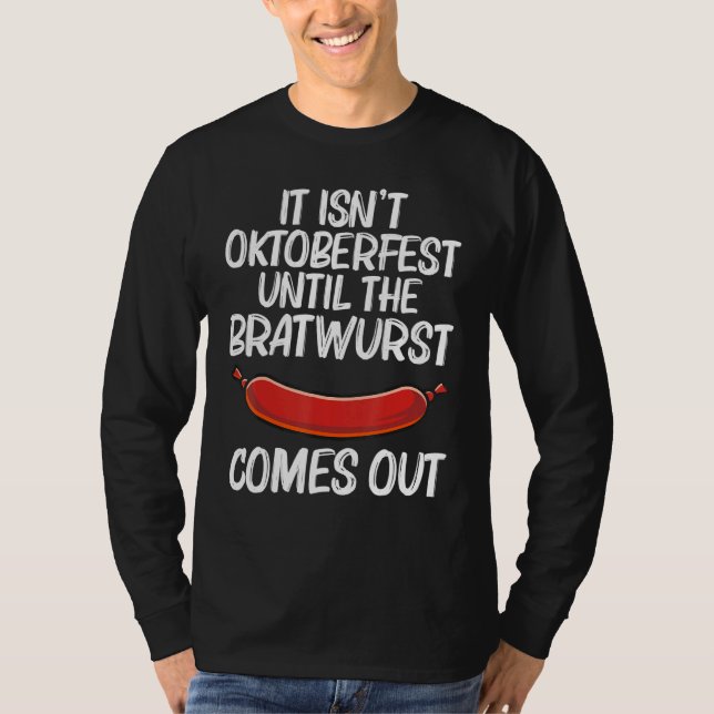 Cool Bratwurst For Men Women Wurst Chopped Meat Ge T-Shirt (Front)