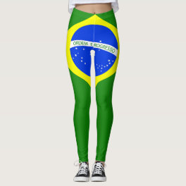 Cool Brazil Flag Fashion Leggings